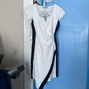 White dress little black